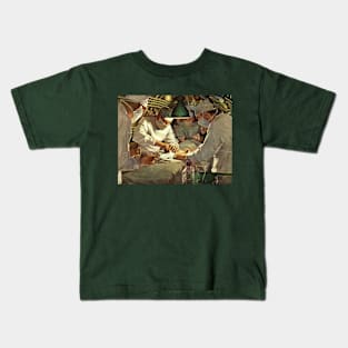 Vintage Science and Medicine, Doctors Performing Surgery in a Hospital ER Kids T-Shirt